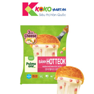 Bánh hotteok nhân phô mai xúc xích Pulmuone 360g (chỉ giao HCM)